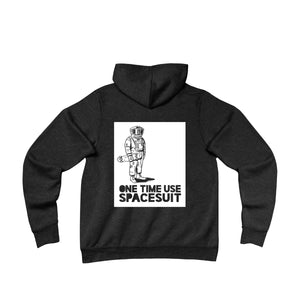 One Time Use Spacesuit Unisex Sponge Fleece Pullover Hooded Sweater