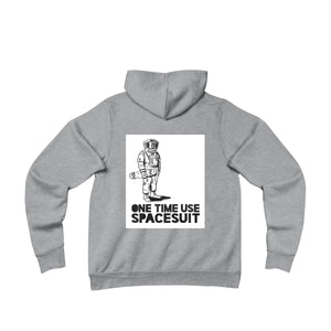One Time Use Spacesuit Unisex Sponge Fleece Pullover Hooded Sweater